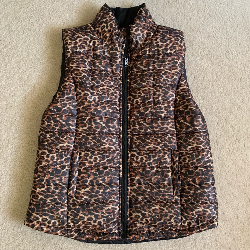 Lightweight Cheetah Puffer Vest